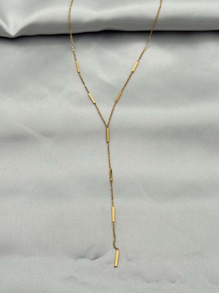 Çelik Y Kolye 45cm // KOLYE-4975