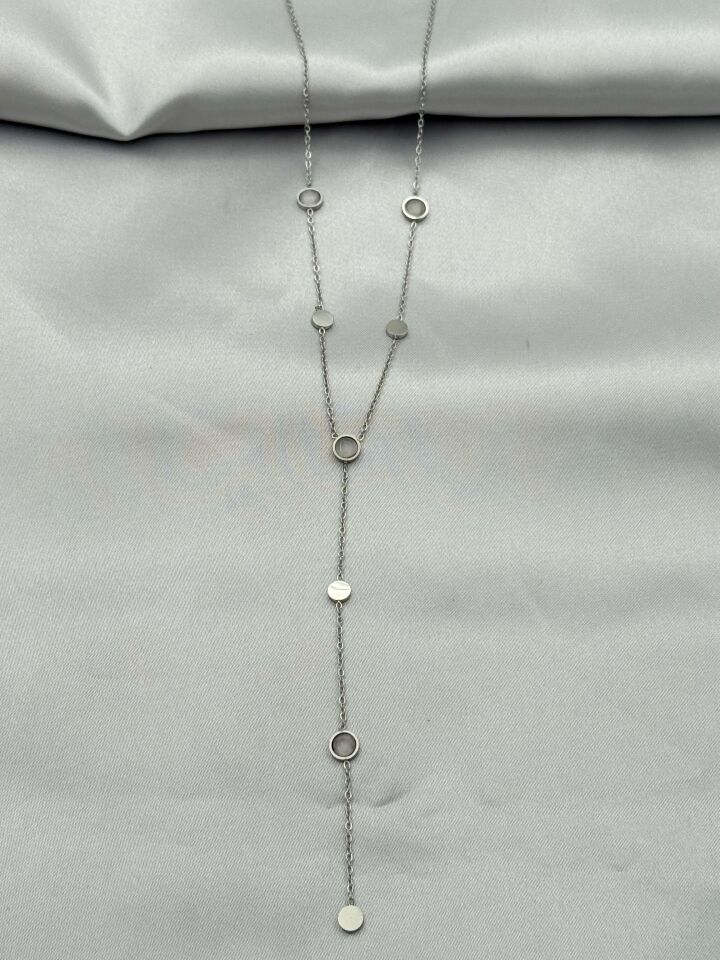 Çelik Y Kolye 45cm // KOLYE-4977