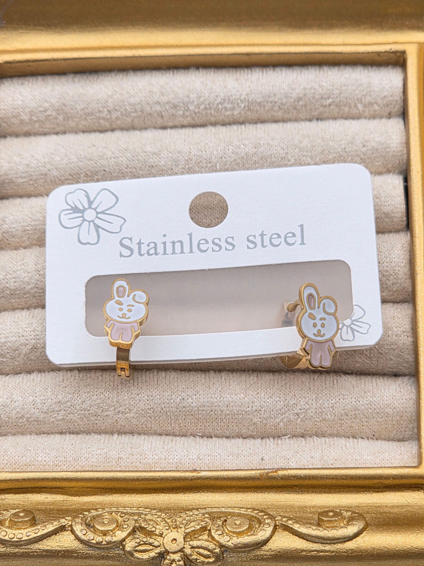 Cerrahi Çelik Çocuk Küpesi // KÜPE-4025