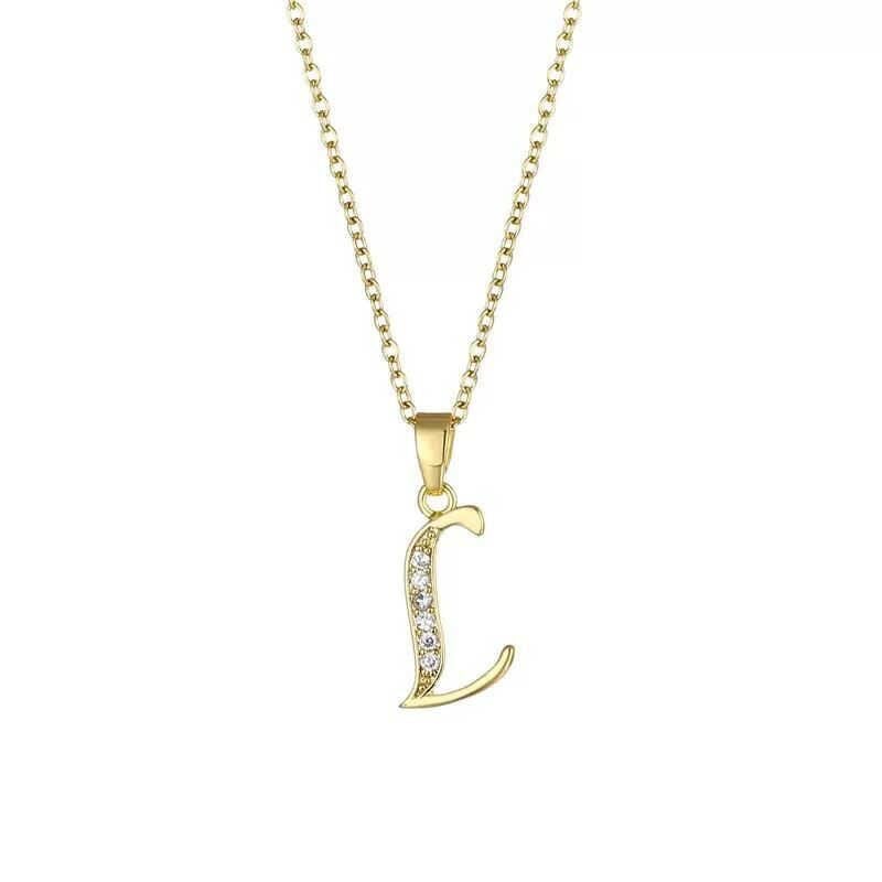 Çelik Harf Kolye 45cm // KOLYE-6632