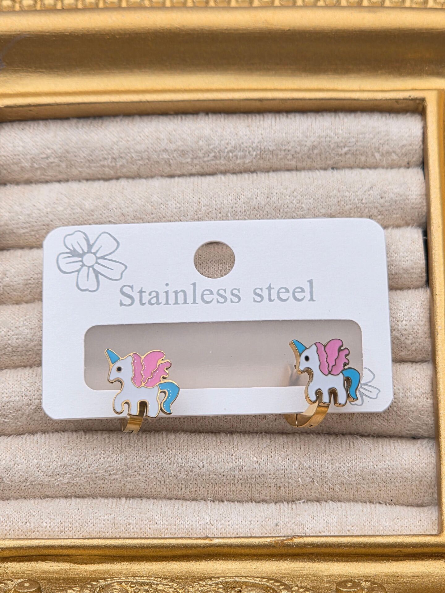 Cerrahi Çelik Çocuk Küpesi // KÜPE-4026