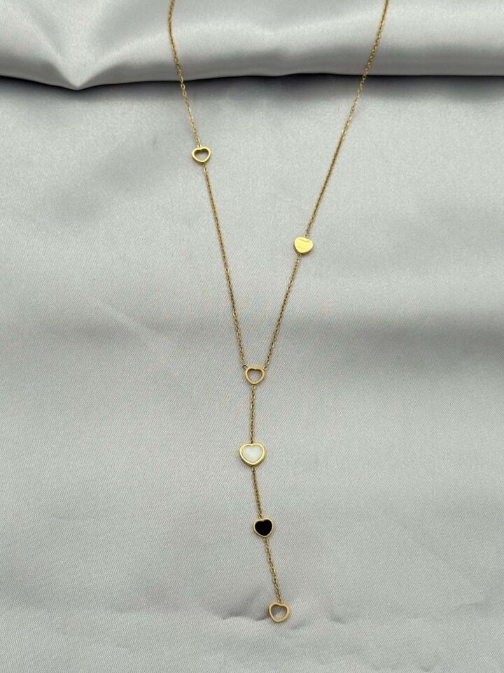 Stahl Y Halskette 45cm // NECKLACE-4984