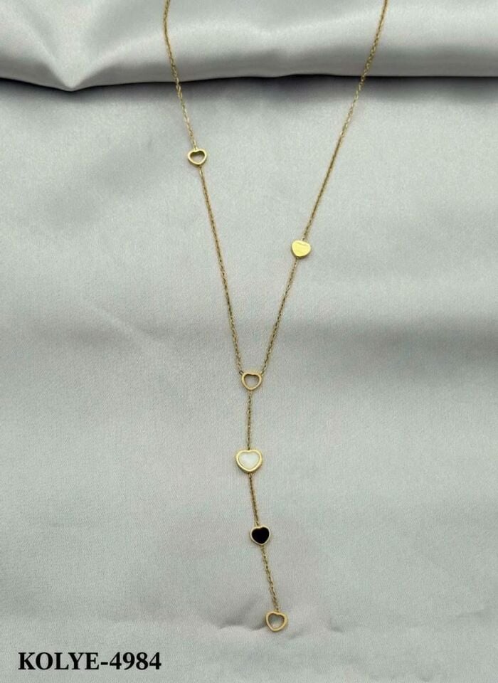 Steel Y Necklace 45cm // NECKLACE-4984