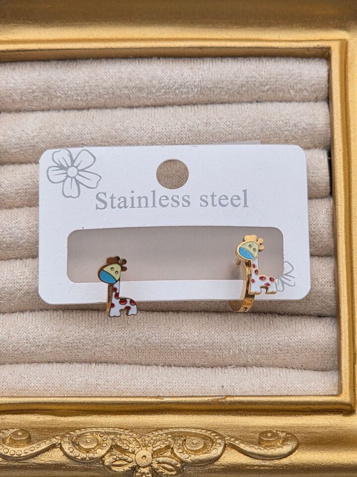 Cerrahi Çelik Çocuk Küpesi // KÜPE-4028