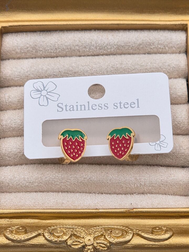 Cerrahi Çelik Çocuk Küpesi // KÜPE-4030