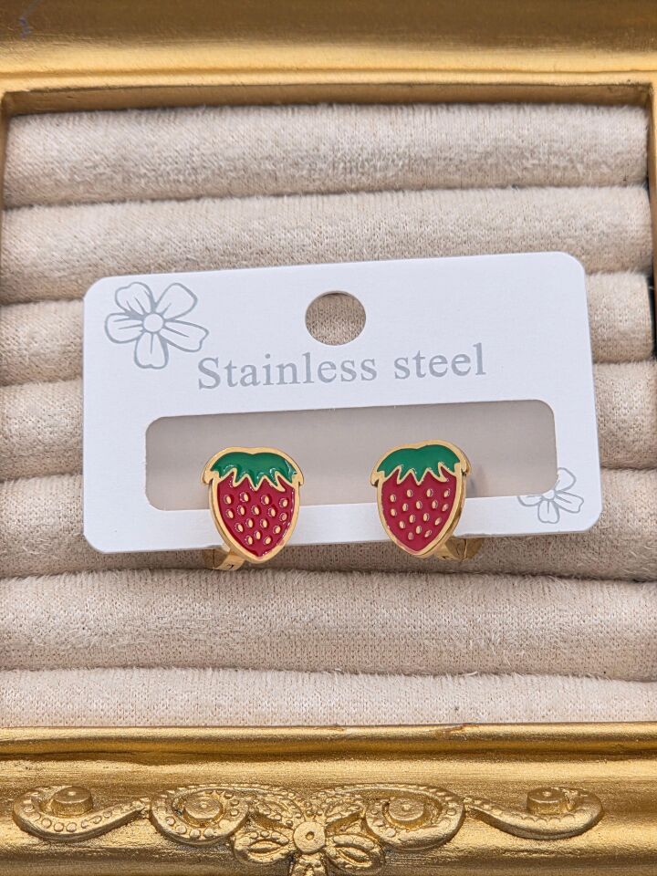 Cerrahi Çelik Çocuk Küpesi // KÜPE-4030