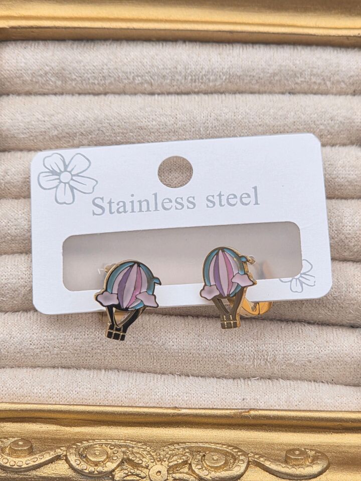 Cerrahi Çelik Çocuk Küpesi // KÜPE-4032