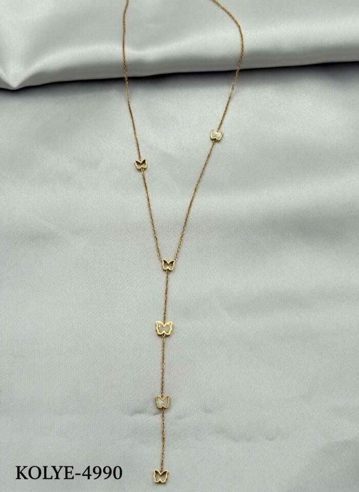 Çelik Y Kolye 45cm // KOLYE-4990