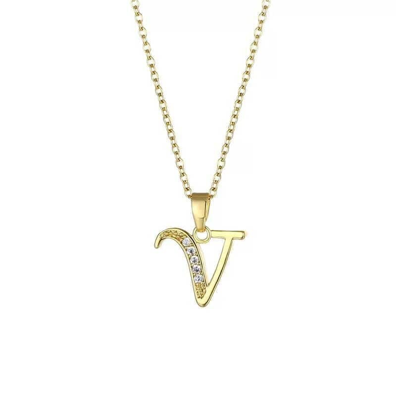 Çelik Harf Kolye 45cm // KOLYE-6640