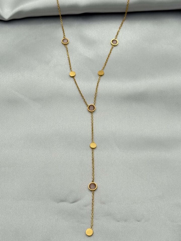 Stahl Y Halskette 45cm // NECKLACE-4991