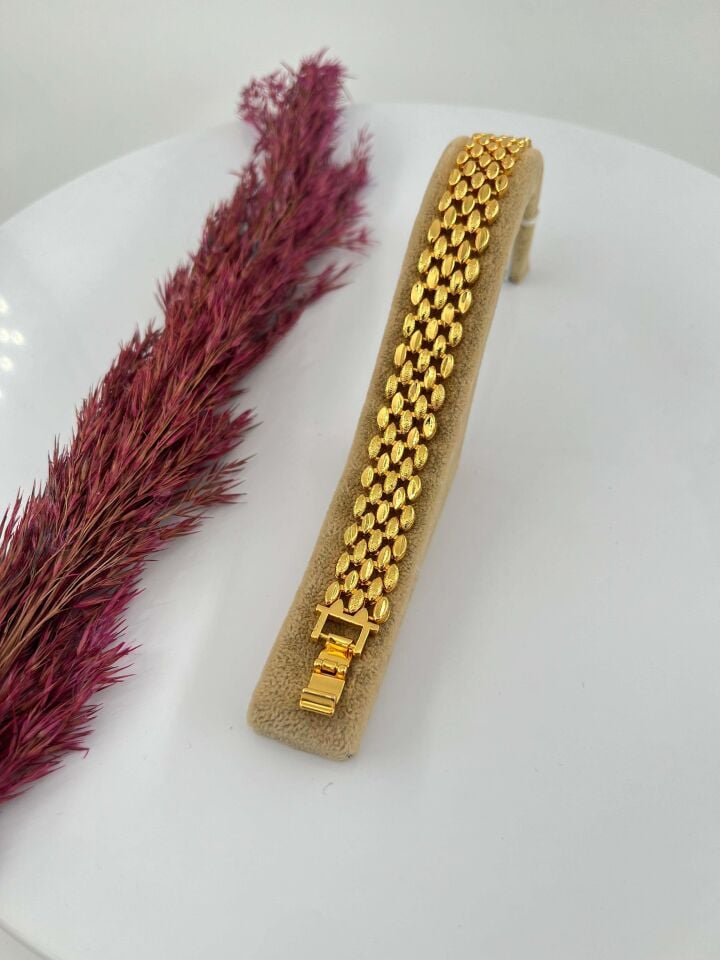 24K Altın Renk Bileklik // BILEK-4609
