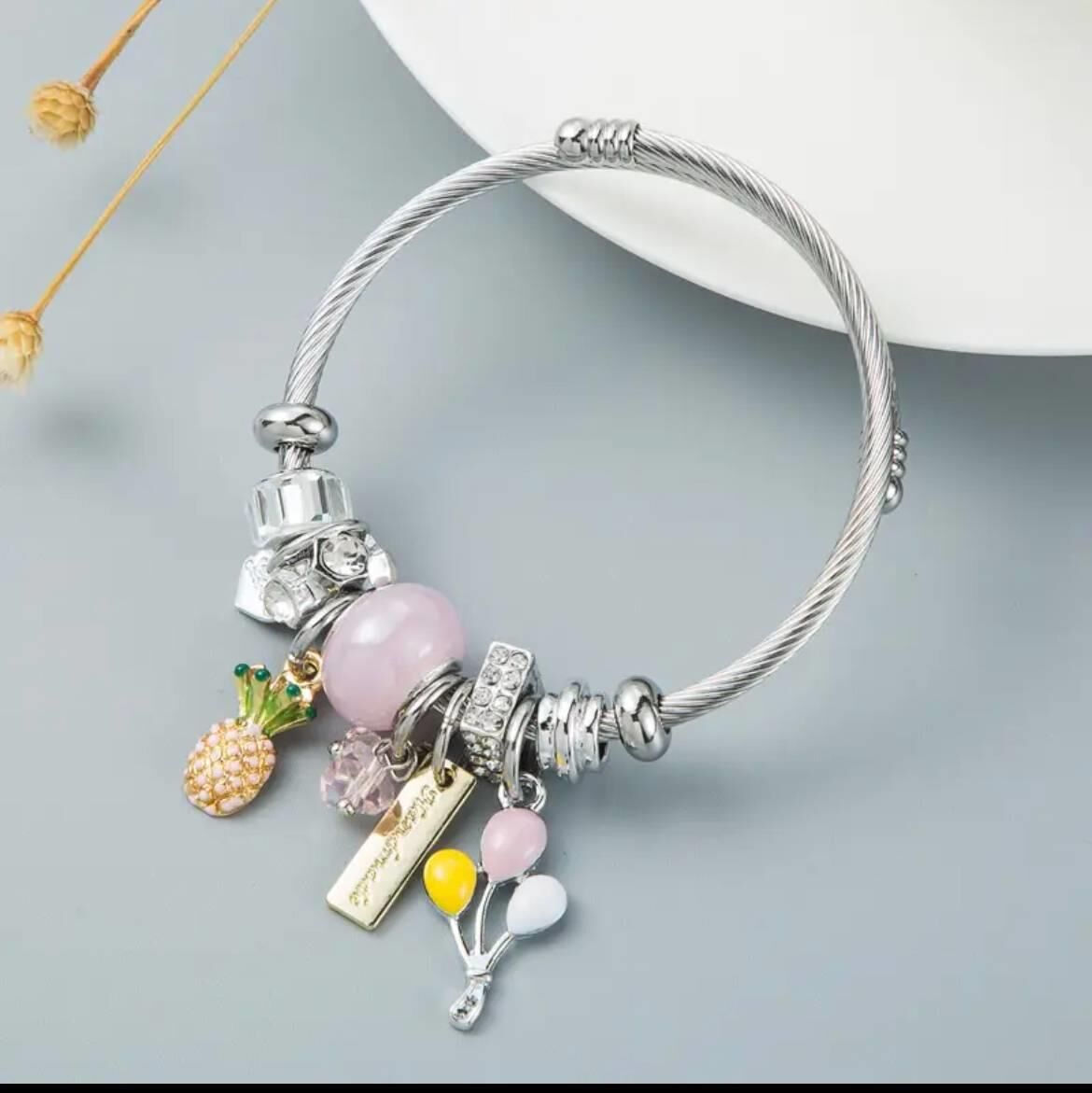 Çelik Pandora Bileklik (Silver)