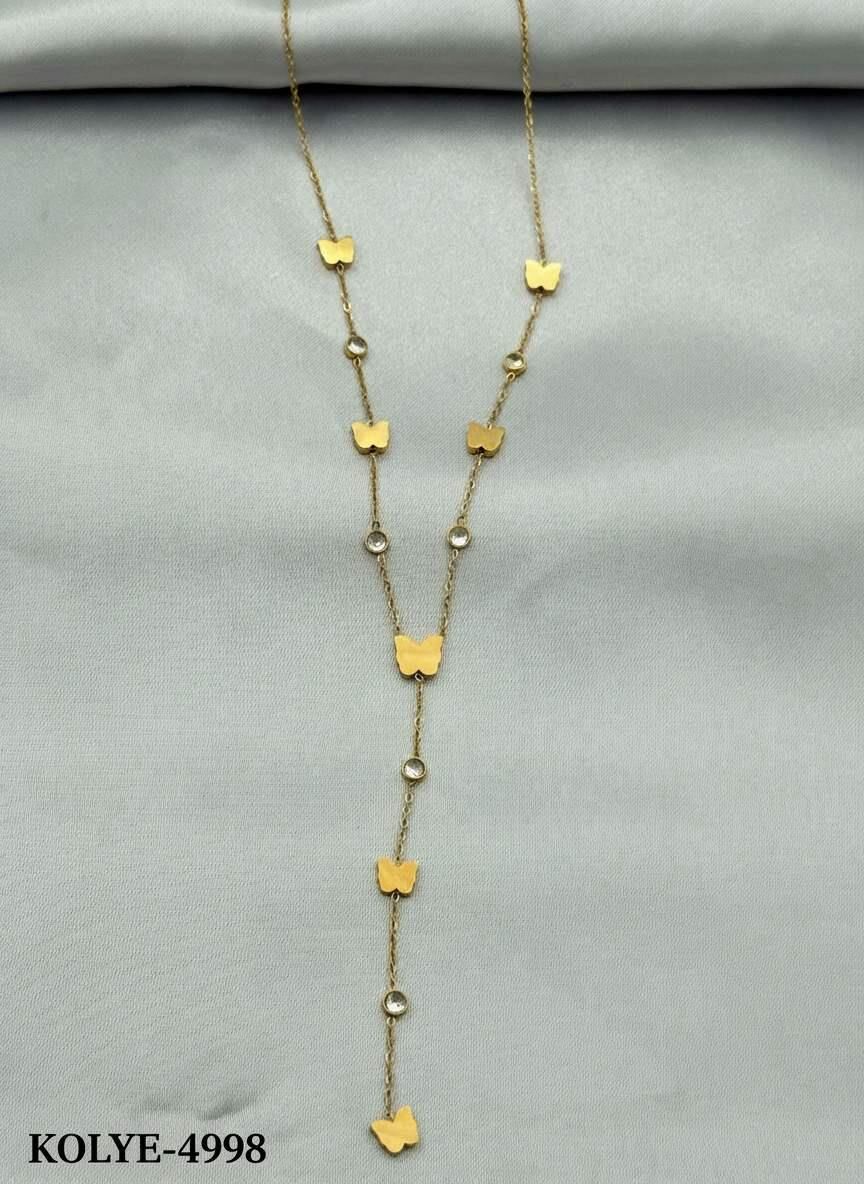 Çelik Y Kolye 45cm // KOLYE-4998