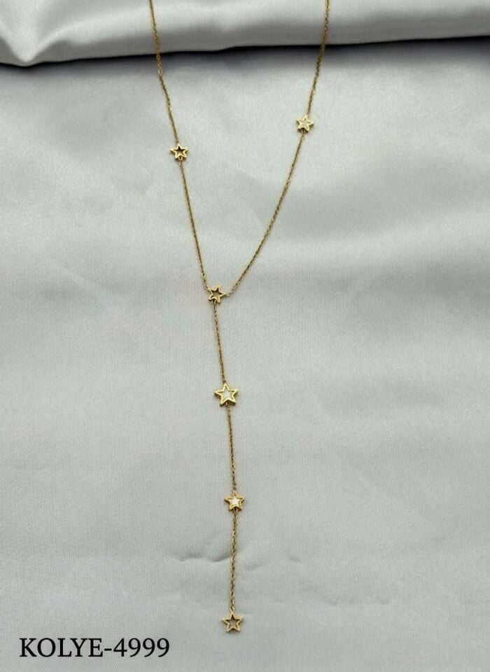 Stahl Y Halskette 45cm // NECKLACE-4999