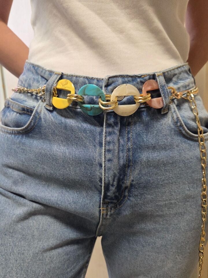 Desenli Bel Kemeri Zincir Kemer // PİER-090