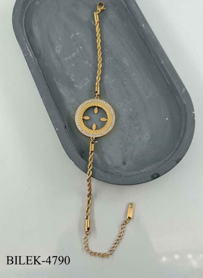 Steel Quarter Bracelet // BILEK-4790