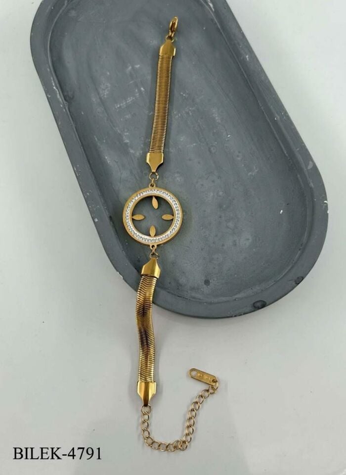 Steel Quarter Bracelet // BILEK-4791