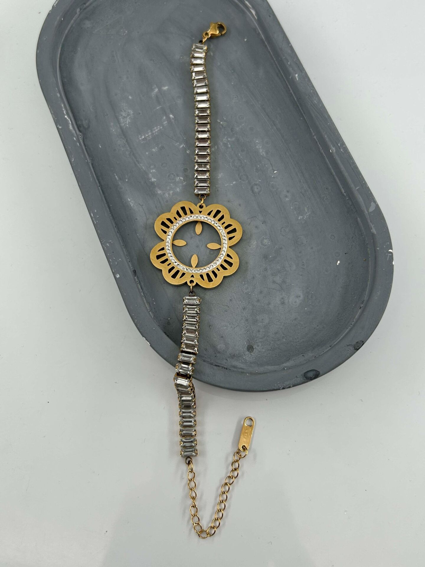 Steel Quarter Bracelet // BILEK-4792