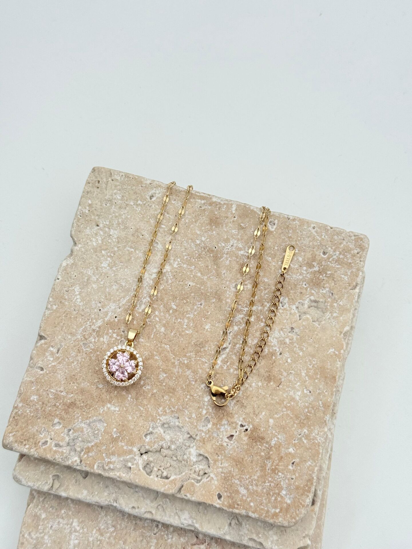Steel Motif Necklace 45cm // NECKLACE-5720