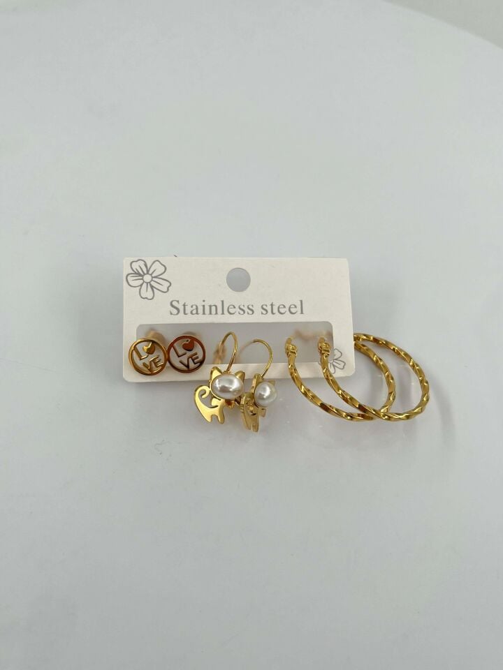 Çelik Küpe // KÜPE-3101
