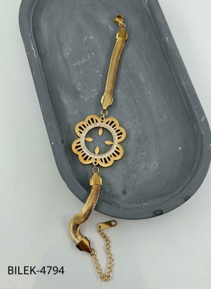 Steel Quarter Bracelet // BILEK-4794