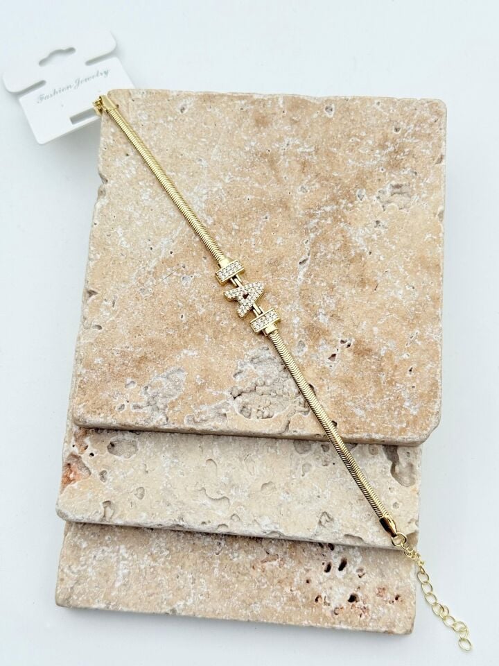 VIP Letter Bracelet // WRIST-6009