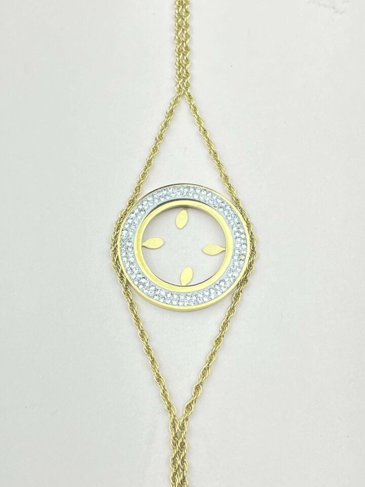 Steel Quarter Bracelet // WRIST-2661