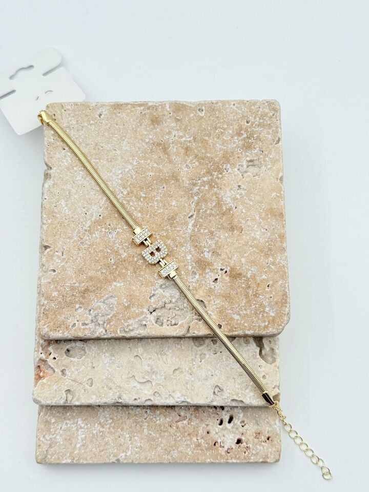 VIP Letter Bracelet // WRIST-6010