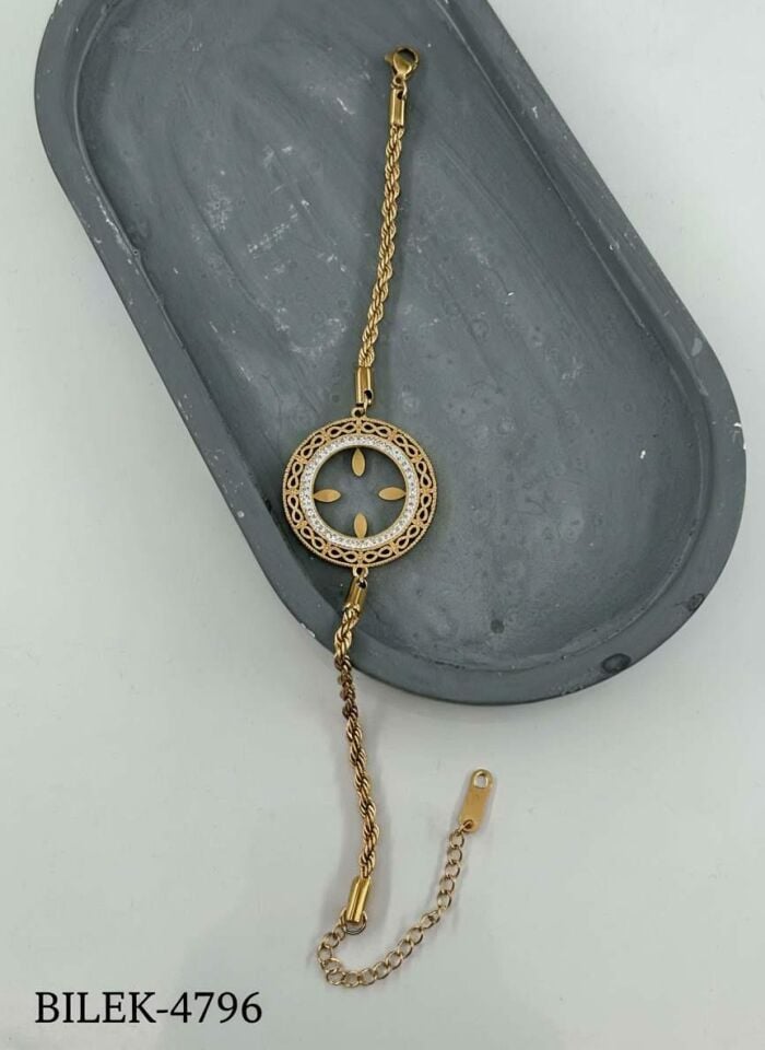 Stahl-Viertelarmband // BILEK-4796