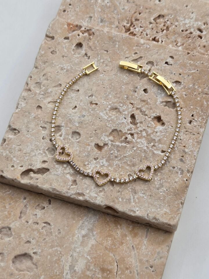 Çelik Motifli Su Yolu Bileklik // BILEK-6400