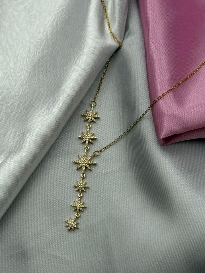Stahl Y-Modell Halskette // NECKLACE-5585
