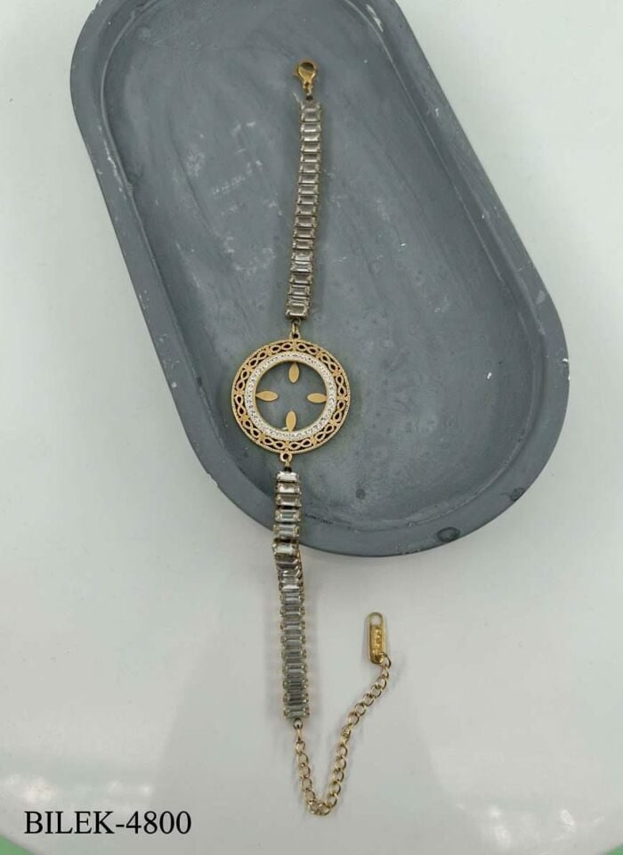 Steel Quarter Bracelet // BILEK-4800