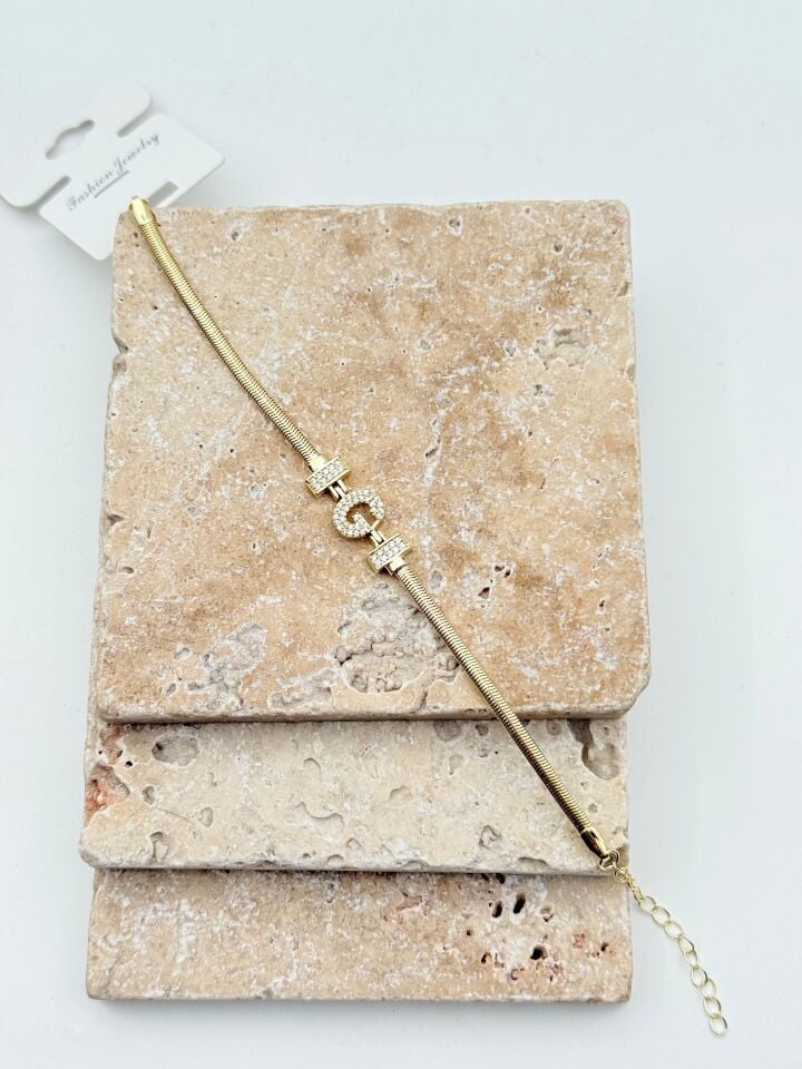 VIP Letter Bracelet // WRIST-6015