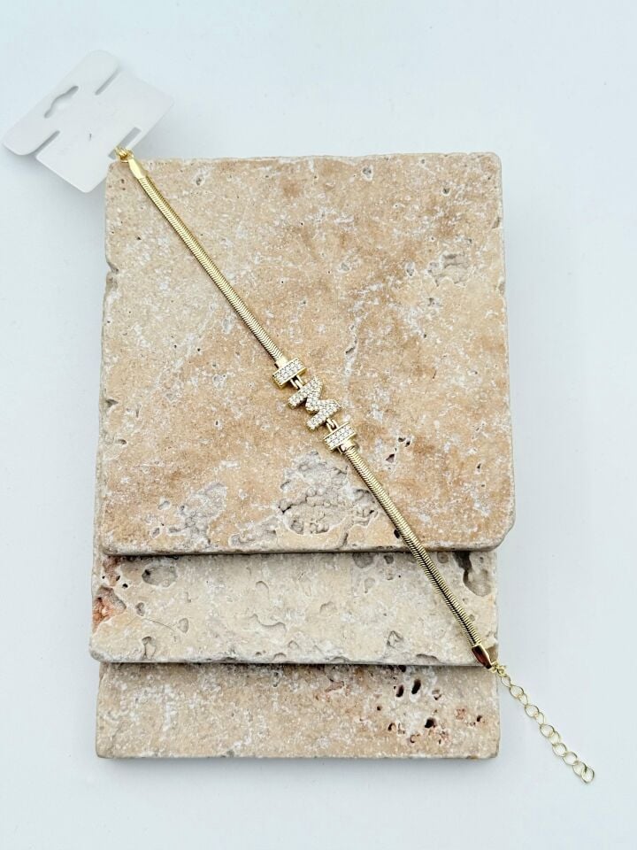 VIP Letter Bracelet // WRIST-6018