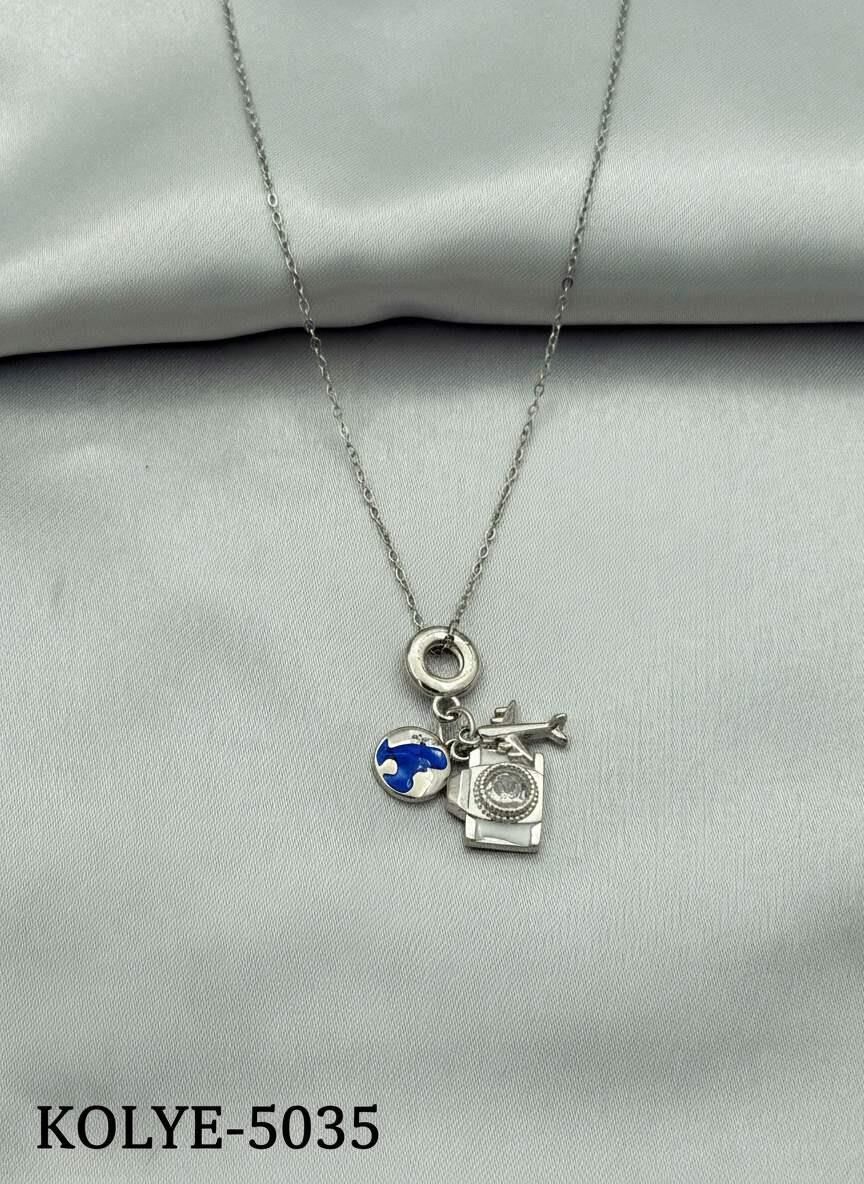 Çelik Kolye 45cm // KOLYE-5035