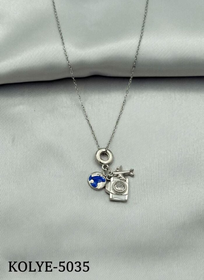 Stahlkette 45cm // HALSKETTE-5035