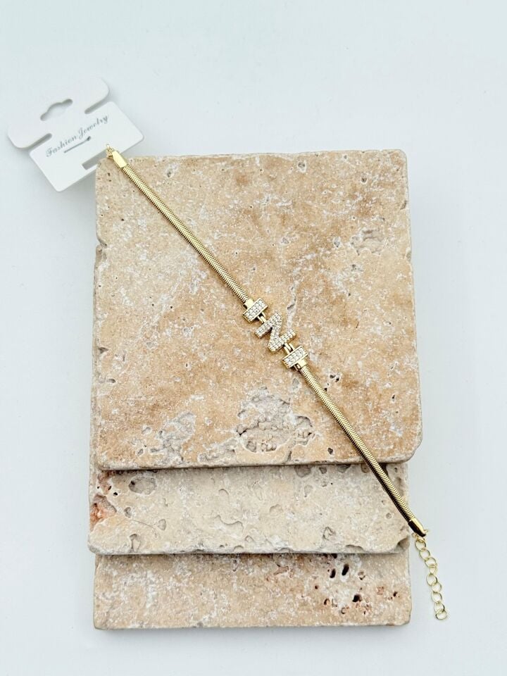 VIP Letter Bracelet // WRIST-6019