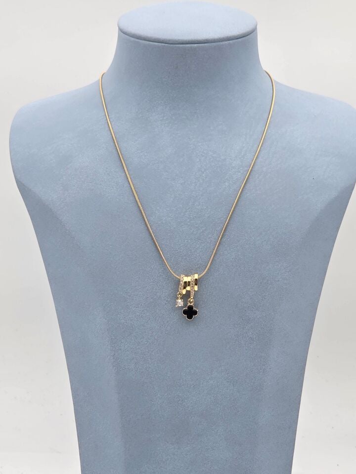 Stahlkette 45cm // HALSKETTE-5977