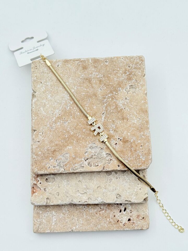 VIP Letter Bracelet // WRIST-6020