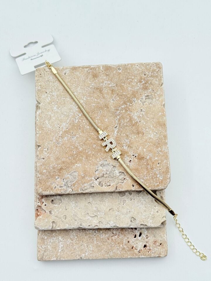 VIP Letter Bracelet // WRIST-6020